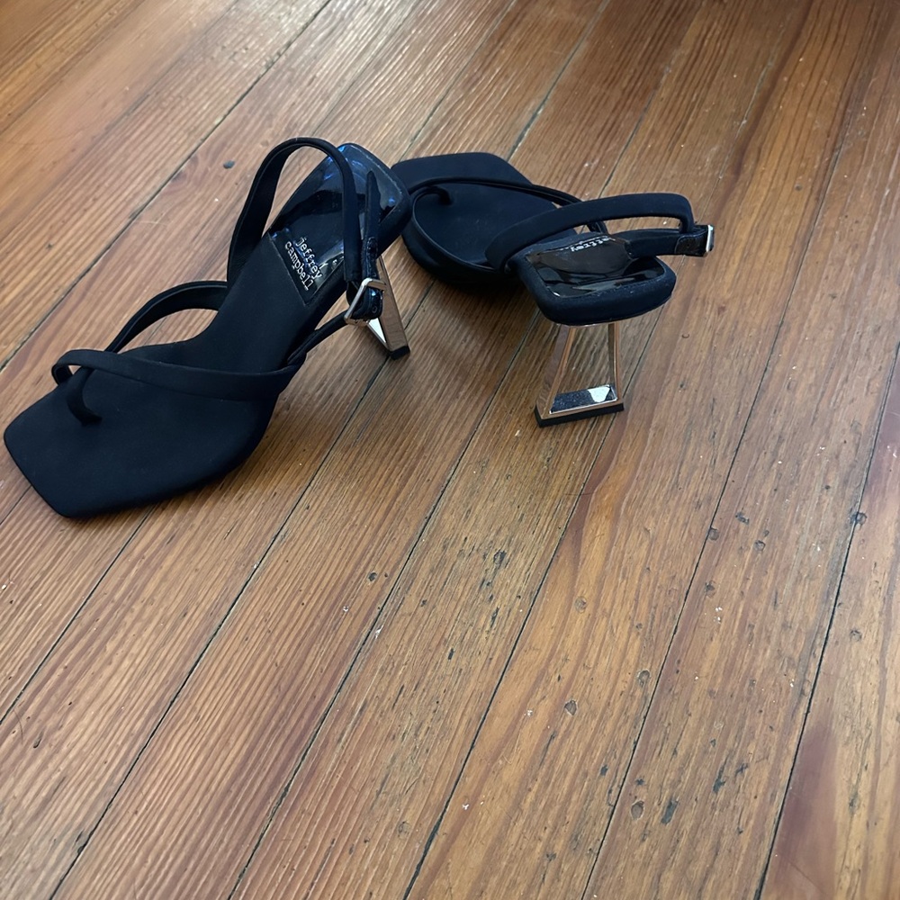 Jeffrey Campbell Black Strappy Heels